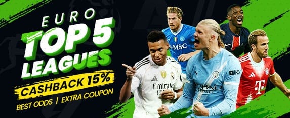 Best Odds and 15% Cashback!